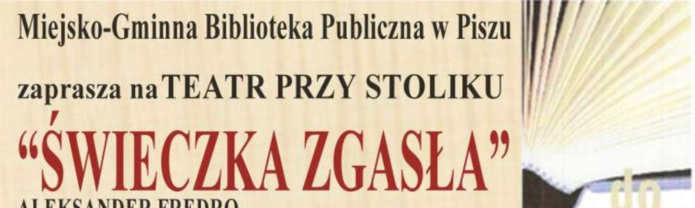 Teatr przy stoliku zaprasza