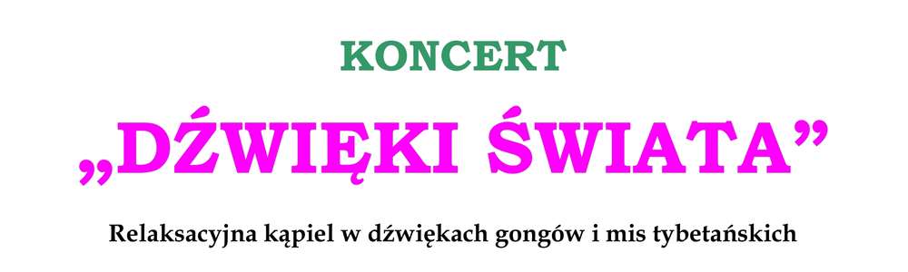 Koncert Dźwięki Świata