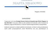 Burmistrz miasta zaprasza na spotkanie