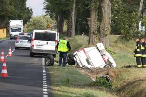 Wypadek w Nosarzewie. Dwie osoby ranne 