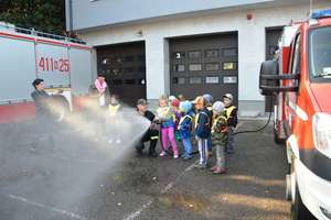 Przedszkolaki odwiedziły strażaków

