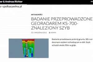 Dowód na istnienie "złotego pociągu"? Domniemani znalazcy publikują zdjęcie z georadaru