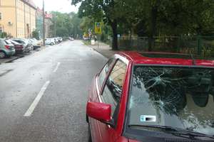 Wypadek na ulicy Kolejowej w Olecku 