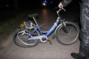 Potrącony rowerzysta w stanie krytycznym
 został przewieziony do szpitala 
