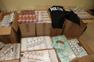Policjanci z Olsztyna przechwycili papierosy warte 100 tys. zł