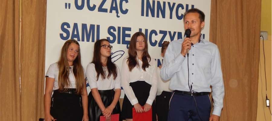 Głos zabrał także Przewodniczący Rady Rodziców — Mirosław Ochlak