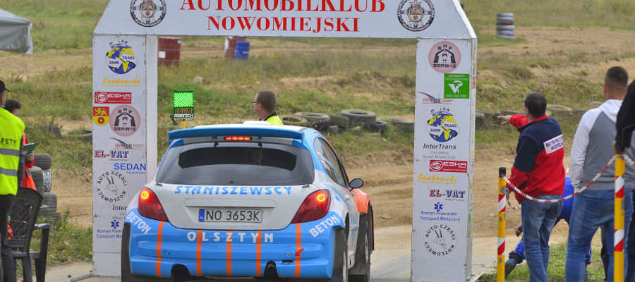 Zbigniew Staniszewski, znany zawodnik olsztyński na starcie Rally Sprintu