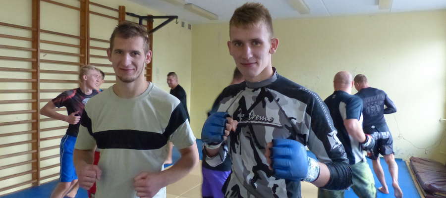 Na zdjęciu (od lewej strony) Tomasz Makowski i Kamil Makowski