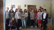 Krystyna Sztramska na spotkaniu z młodzieżą w Malinowie