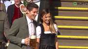 Robert i Anna Lewandowscy na Oktoberfest. Bayern świętował przy piwie