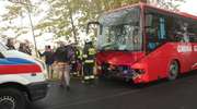 Wypadek busa z dziećmi. 6 osób w szpitalu