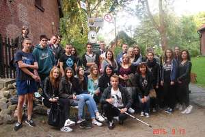 Wizyta młodych dziennikarzy w Rucianym - Nidzie