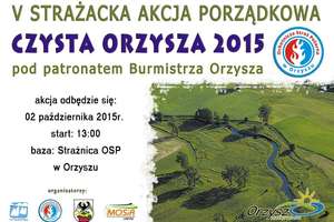 Strażacy posprzątają Orzyszę