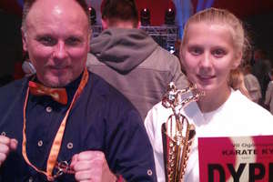 Wiktoria Witkowska z iławskiego  Klubu Kyokushin Karate zdobyła złoto!
