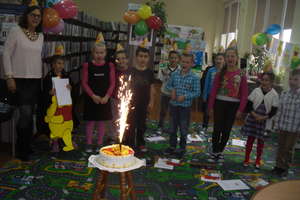 Kubusiowe urodzinki w bibliotece w Baranowie