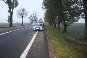 Ranny 47–letni rowerzysta. Wypadek na drodze E – 7

