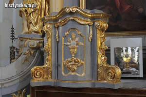 Bisztynek: bezcenne tabernakulum wróciło do kościoła