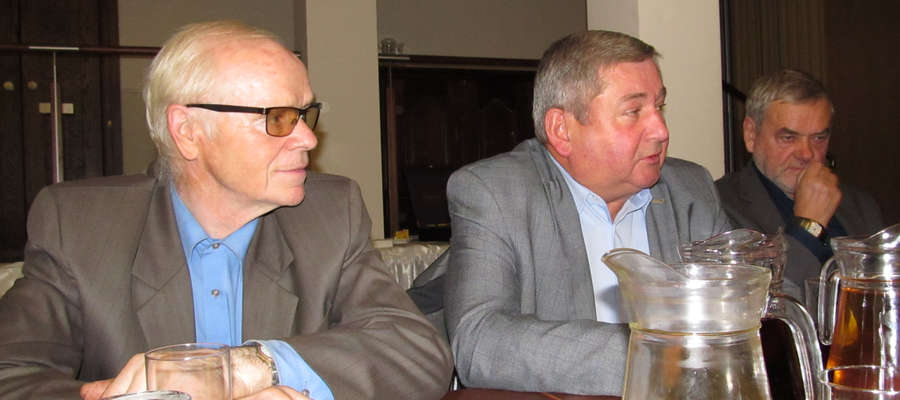 Starosta Jan Harhaj (w środku) spotkał się z przedsiębiorcami 