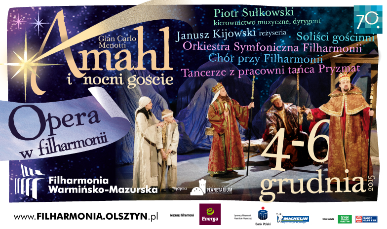 Amahl i nocni goście w olsztyńskiej filharmonii