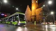 Drugi kurs testowy olsztyńskiego tramwaju. Skład dotarł do ratusza