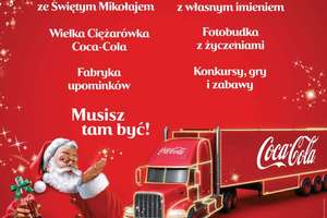 Ciężarówka Coca-Coli przyjedzie do Szczytna