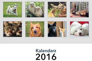 Charytatywny kalendarz schroniska dla zwierząt