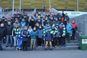 Młodzi piłkarze ITR-u Jezioraka byli na wczorajszym meczu ekstraklasy Lechia — Lech. ZOBACZ ZDJĘCIA