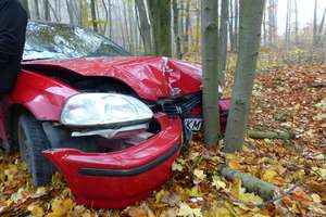 Wypadek na drodze Iława — Wikielec. Na szczęście nikt nie ucierpiał