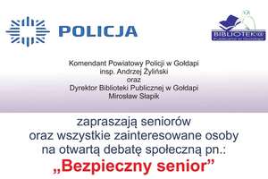 Zapraszamy seniorów z Gołdapi na debatę!