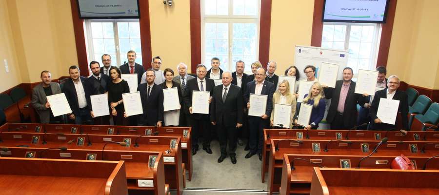 Podczas gali w Urzędzie Marszałkowskim w Olsztynie wręczono osiemnaście certyfikatów „Produkt Warmia Mazury”