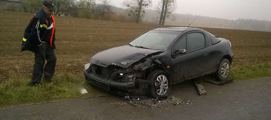 Opel tigra po wypadku