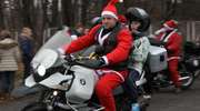 Mikołaje na motocyklach odwiedzą dzieci w szpitalach i w domu dziecka