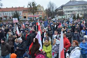 Mieszkańcy Olecka protestowali przeciwko  uchodźcom 