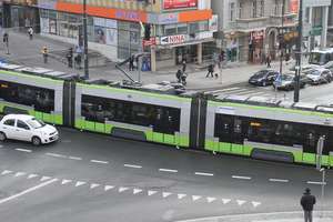 Przystanek tramwajowy na Sikorskiego w Olsztynie wyłączony z ruchu