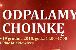 „Odpalamy choinkę” – świąteczna impreza na Pl. Mickiewicza w Działdowie