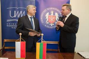 Delegacja z Litwy odwiedziła UWM