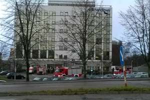Fałszywy alarm w budynku banku przy Pstrowskiego w Olsztynie