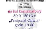 Bal karnawałowy w Rynie!