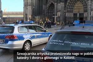 Nagi protest w Kolonii. "Nie wolno wam tak robić nawet, gdy jesteśmy nagie" 