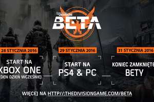 Tom Clancy's The Division: Zamknięta beta od 28 stycznia