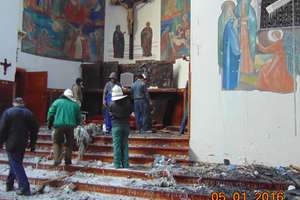 Więźniowie uporządkowali pogorzelisko kościoła Św. Antoniego