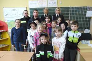 Strażacy odwiedzili szieci ze szkoły w Byszwałdzie
