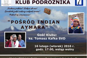 Klub Podróżnika zaprasza na spotkanie z ks. Tomaszem Kafką