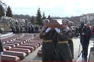 Na cmenatarzu Łyczakowskim pochowano ofiary NKWD