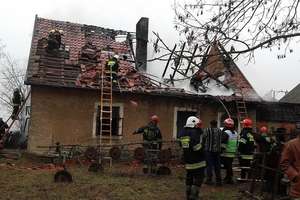 Tragiczny pożar domu w Kopijkach. Zginął 80-letni mężczyzna
