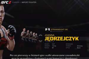 Joanna Jędrzejczyk jedną z zawodniczek w UFC 2