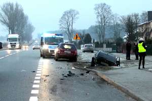 Wypadek w Uniszkach Zawadzkich. Ciężko ranna piesza.