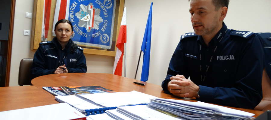 Inspektor Jacek Drozdzowski, komendant powiatowy nowomiejskiej policji zaprasza na konsultacje 