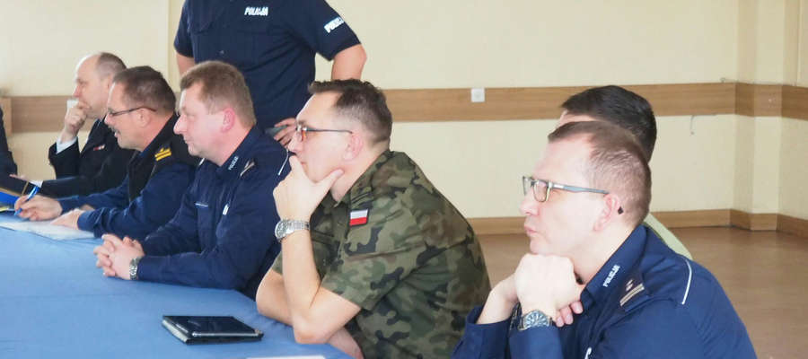 Spotkanie dotyczące mapy zagrożeń odbyło się dzisiaj w Komendzie Miejskiej Policji w Elblągu