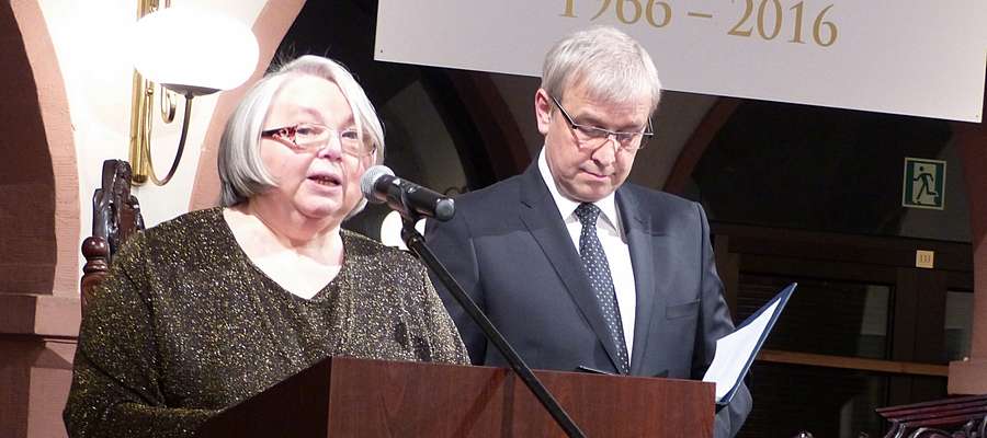 Teresa Wojcinowicz i Mirosław Siedler